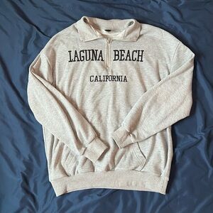 Laguna Beach Gray Women’s Quarter Zip Sweater